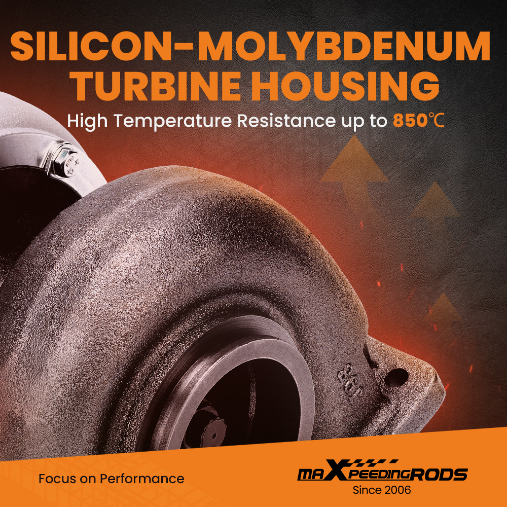 For GT45 T4 Twin Scroll V-band Billet Compressor Turbo compatible for Charger 1.05 A/R Turbine Up to 600+HP